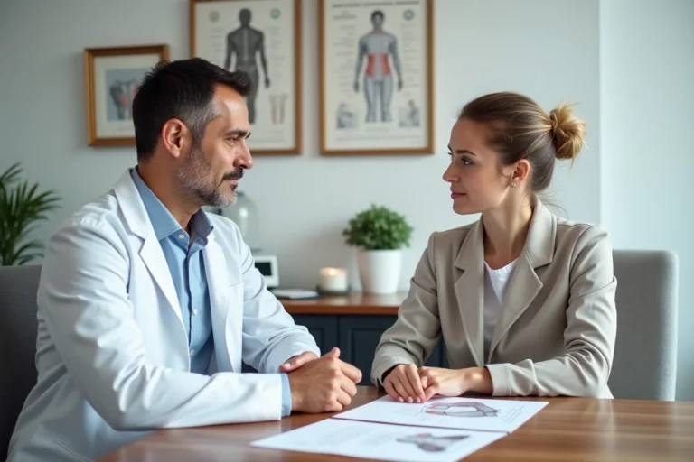 Consultation avec un chirurgien esthétique dans une clinique moderne en Turquie